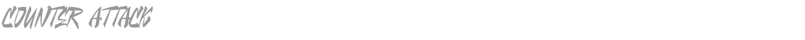 Counter Attack font preview